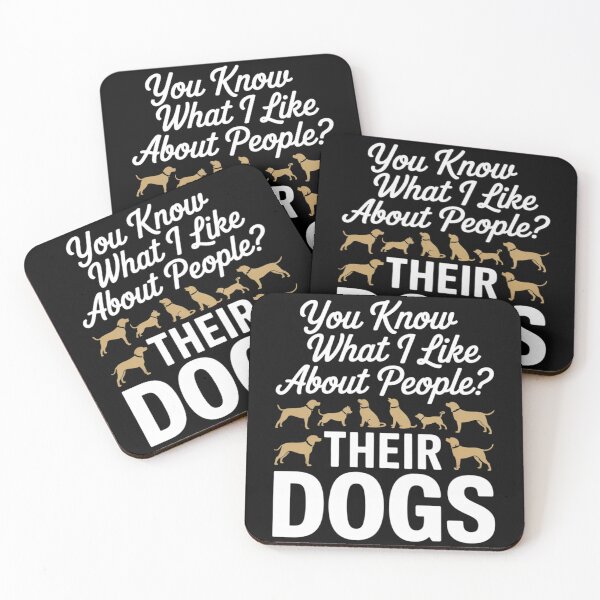 Item preview, You Know What I Like About People Their Dogs Funny Dog 5  designed and sold by InspiredFoul.