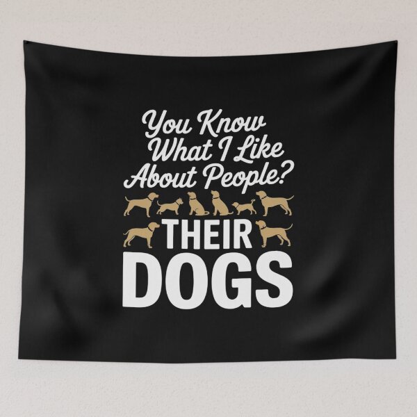 Item preview, You Know What I Like About People Their Dogs Funny Dog 5  designed and sold by InspiredFoul.