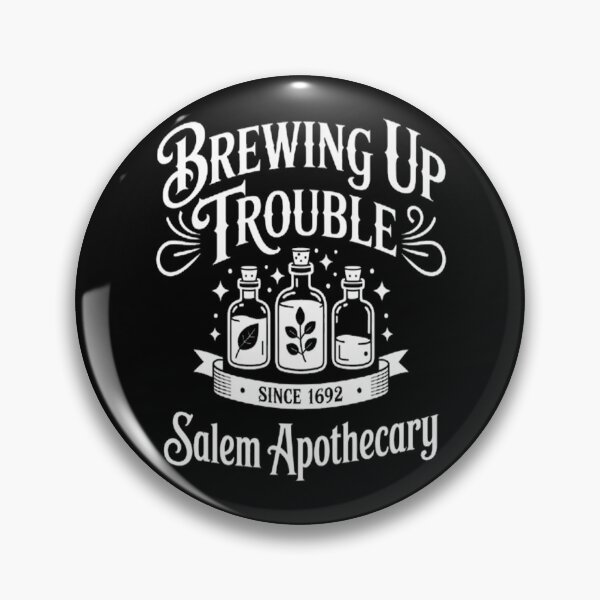 Item preview, Witch Brewing Trouble Since 1692 Salem Apothecary Halloween designed and sold by CottonCandyPrin.