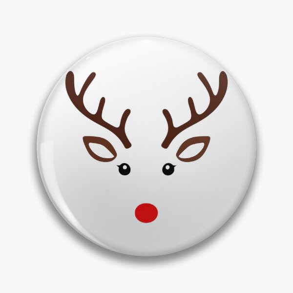 Item preview, Minimal Reindeer Face designed and sold by SteadyRolling.