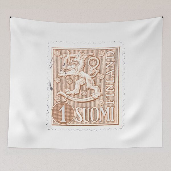 Artikelvorschau, Vintage Suomi Finnland Briefmarke entworfen und verkauft von red-amber65.
