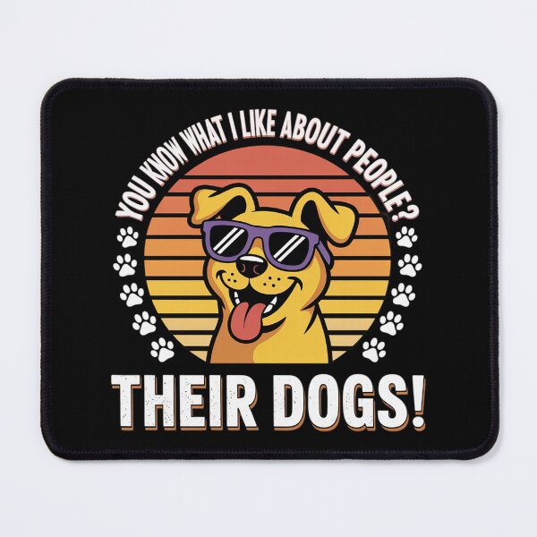 Item preview, You Know What i Like About People Their Dogs Funny Dog Lover 1  designed and sold by InspiredFoul.