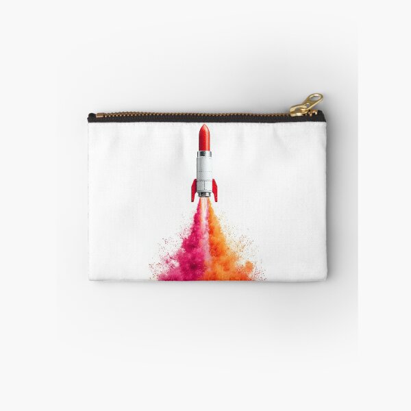 Item preview, Lipstick Rocket Launch - Modern Graphic Art for Apparel designed and sold by DanielY01.