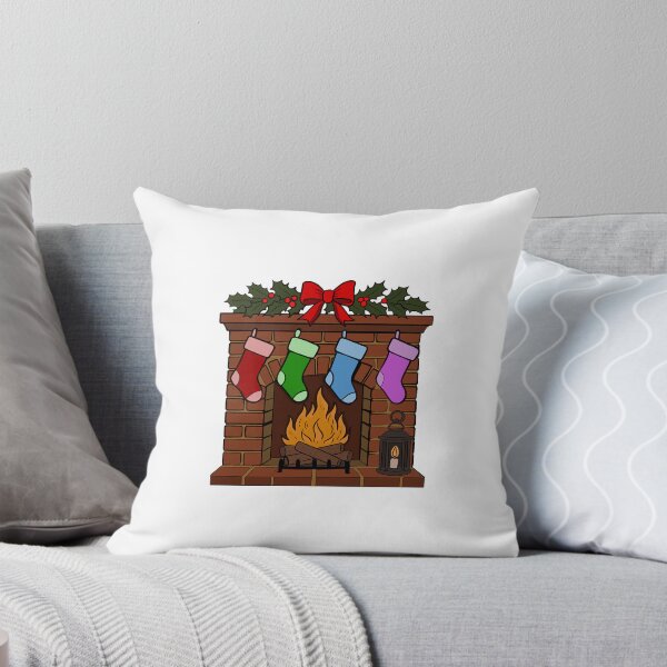 Item preview, Cozy Christmas fireplace  designed and sold by snailpilot.