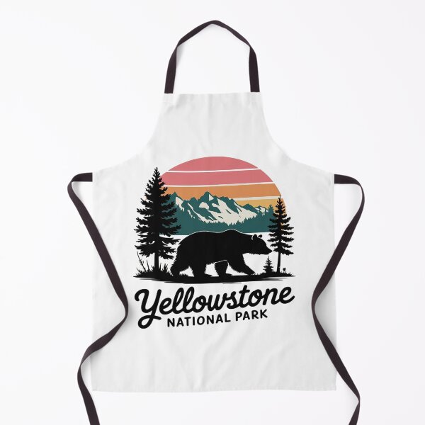 Item preview, Vintage Yellowstone National Park WY Mountain Bear designed and sold by KotexTemu.