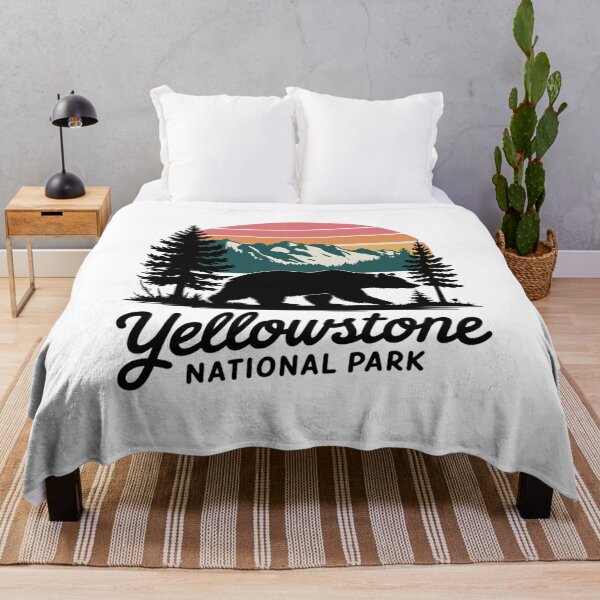 Item preview, Vintage Yellowstone National Park WY Mountain Bear  designed and sold by KotexTemu.
