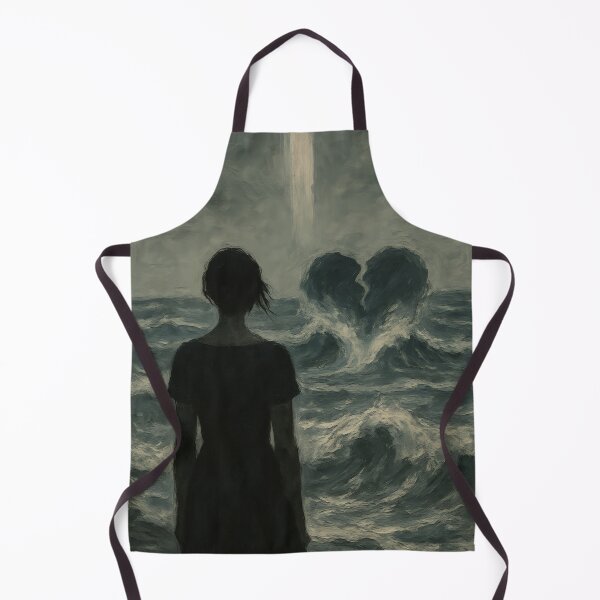 Item preview, Woman Storm Ocean Contemplation Art designed and sold by Cine8.