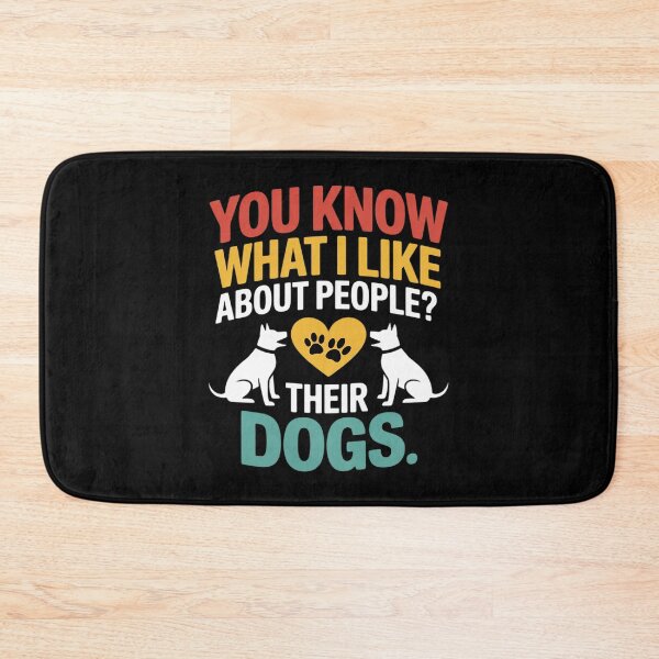 Item preview, You Know What I Like About People Their Dogs Funny Dog Lover  designed and sold by InspiredFoul.