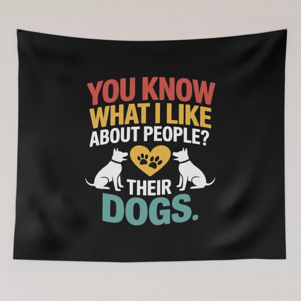 Item preview, You Know What I Like About People Their Dogs Funny Dog Lover  designed and sold by InspiredFoul.