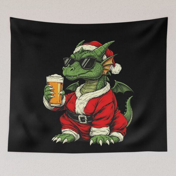 Item preview, Cool Santa Dragon Beer Lover Christmas Party designed and sold by k3rstman1.