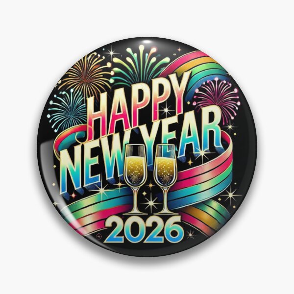 Item preview, Neon Celebration – Happy New Year 2026 designed and sold by SztylishDesigns.
