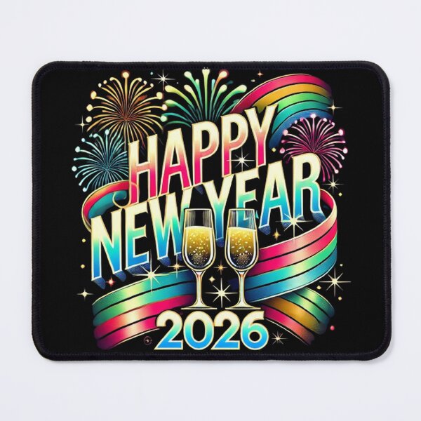 Item preview, Neon Celebration – Happy New Year 2026 designed and sold by SztylishDesigns.