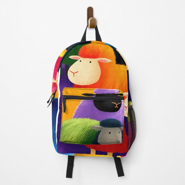 Item preview, Charming Sheep Parade - Colorful Flock Illustration designed and sold by DanielY01.