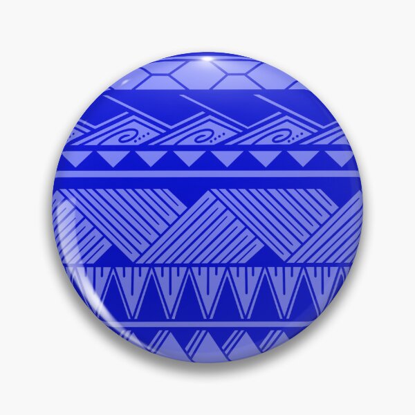 Item preview, Blue and Light Blue Tribal Pattern designed and sold by Steeb757.