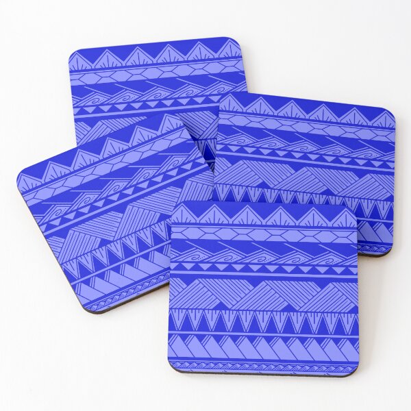 Item preview, Blue and Light Blue Tribal Pattern designed and sold by Steeb757.