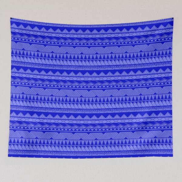 Item preview, Blue and Light Blue Tribal Pattern designed and sold by Steeb757.