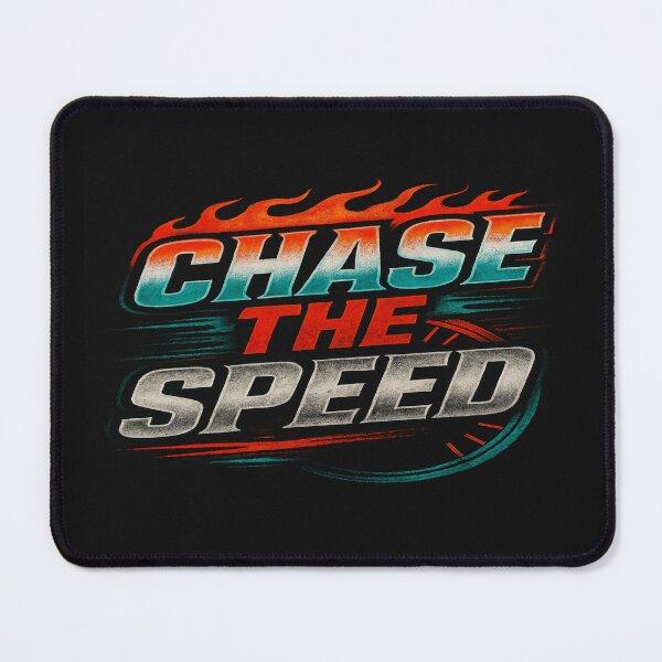 Item preview, Chase the Speed – Bold Racing Typography Design with Flames, Speed Lines & Adrenaline Vibes designed and sold by Bright Nest Studio.