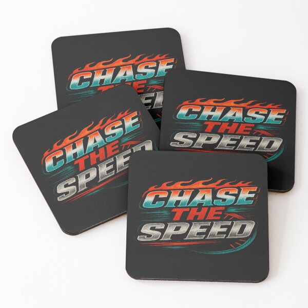 Item preview, Chase the Speed – Bold Racing Typography Design with Flames, Speed Lines & Adrenaline Vibes designed and sold by Bright Nest Studio.