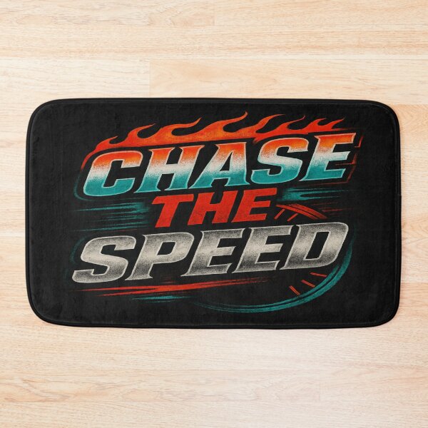 Item preview, Chase the Speed – Bold Racing Typography Design with Flames, Speed Lines & Adrenaline Vibes designed and sold by Bright Nest Studio.