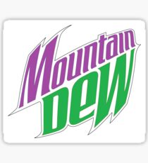 Old Mountain Dew Logo Sticker