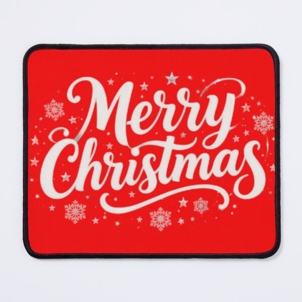 Item preview, Merry Christmas Elegant Cursive Holiday Lettering designed and sold by MyTshirtArt.