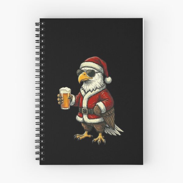 Item preview, Cool Eagle Santa Hat Beer Christmas designed and sold by k3rstman1.