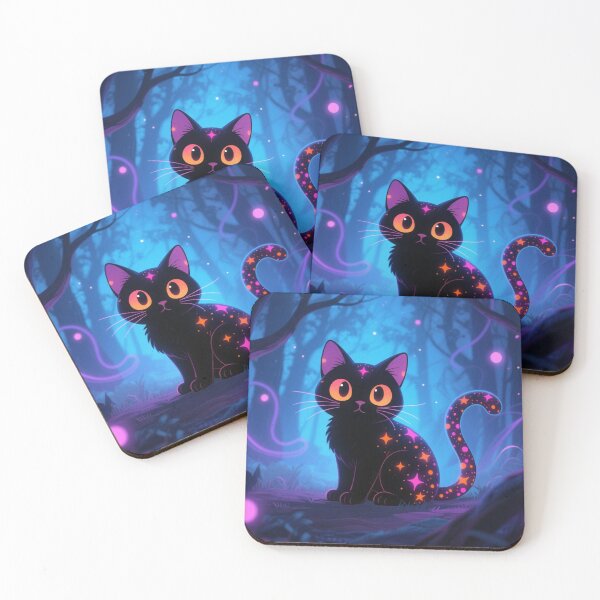 Item preview, Starry Whiskers in the Whispering Wood designed and sold by SabaMirzique.
