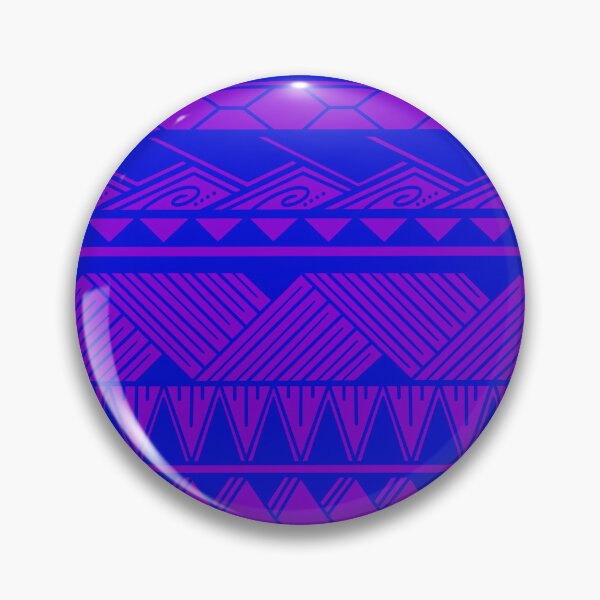 Item preview, Blue and Purple Tribal Pattern designed and sold by Steeb757.
