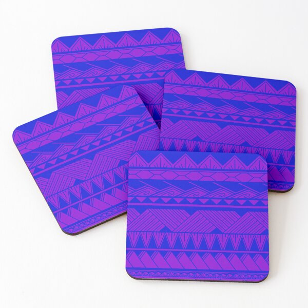 Item preview, Blue and Purple Tribal Pattern designed and sold by Steeb757.
