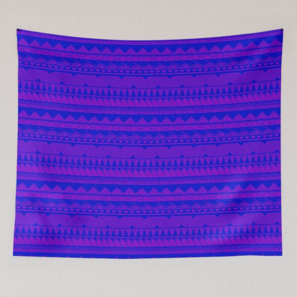 Item preview, Blue and Purple Tribal Pattern designed and sold by Steeb757.
