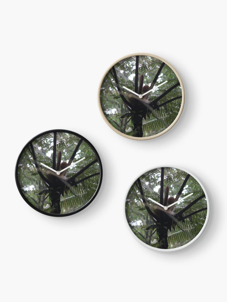 Thumbnail 3 of 4, Clock, Tree Fern designed and sold by bitternbit.