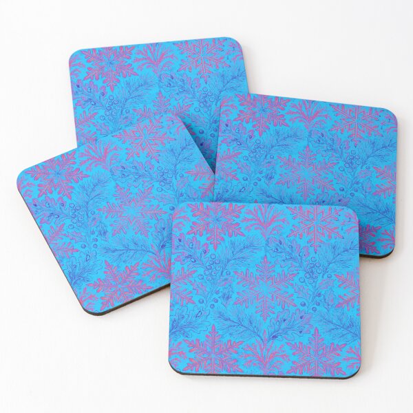 Item preview, Midnight Frost Garden – William Morris Style Winter Pattern designed and sold by Ewa Miller.