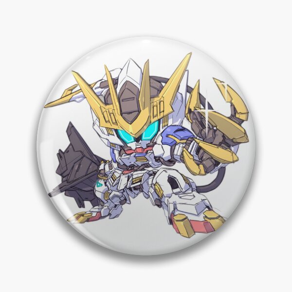 Item preview, Gundam Barbatos-Gold-Claw Mini Mech – Cyber Guardian Chibi Robo designed and sold by Dyan4.
