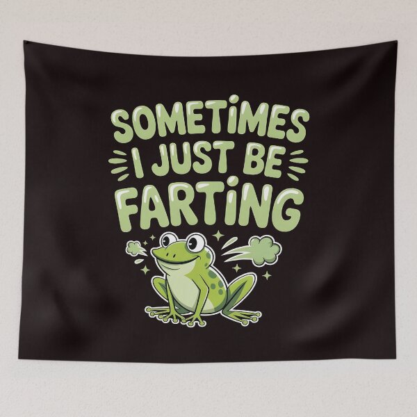 Item preview, Sometimes I Just Be Farting Funny Vintage Frog – Retro Funny Frog Meme designed and sold by Redgiant87x.