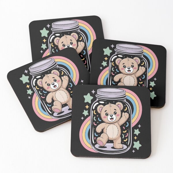 Item preview, Yume Kawaii Fashion Clothing Bear in candy jar Pastel Goth designed and sold by CottonCandyPrin.