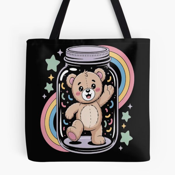 Item preview, Yume Kawaii Fashion Clothing Bear in candy jar Pastel Goth designed and sold by CottonCandyPrin.