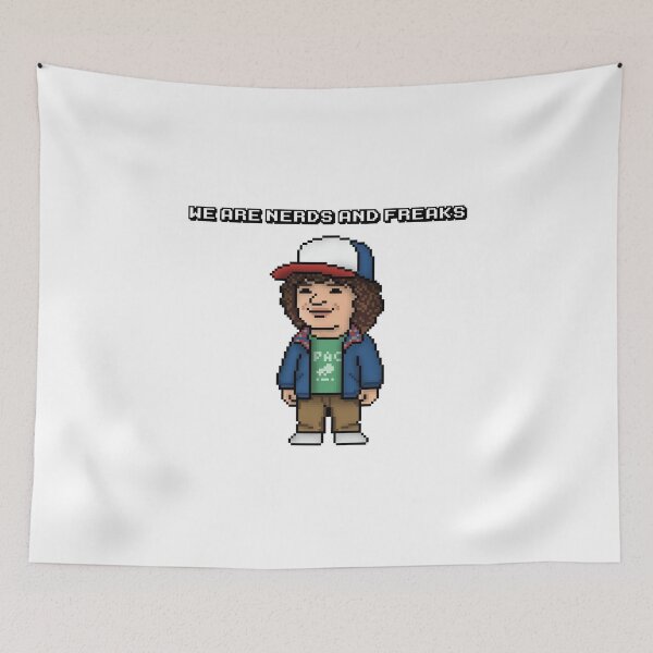 Item preview, Retro 80s dustin Pixel - Cute Geeky Character designed and sold by Melivo-Pixel.