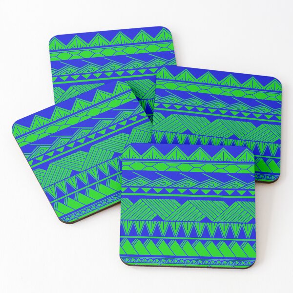 Item preview, Copy of Blue and Neon Green Tribal Pattern designed and sold by Steeb757.