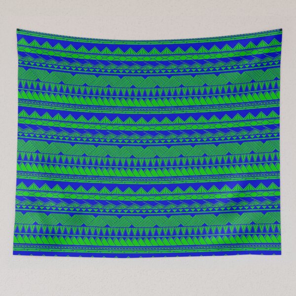 Item preview, Copy of Blue and Neon Green Tribal Pattern designed and sold by Steeb757.