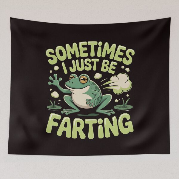 Item preview, Sometimes I Just Be Farting Funny Vintage Frog – Sarcastic Frog Humor designed and sold by Redgiant87x.