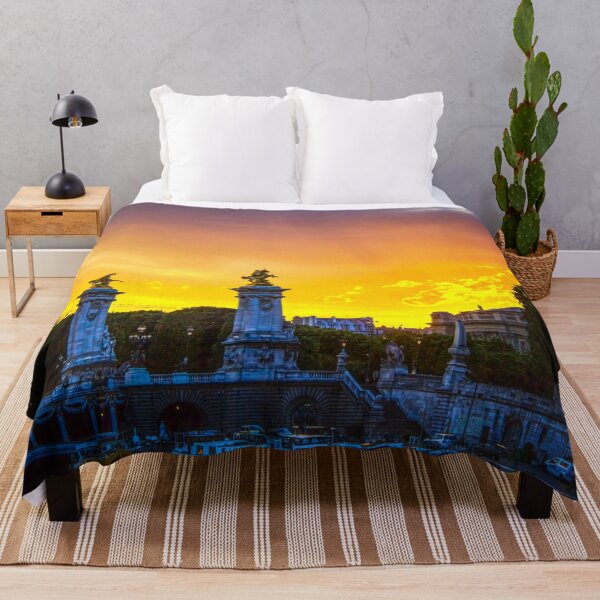 Item preview, Sunset Over Paris Bridge, The Pont Alexandre III designed and sold by Paul Thompson Photography.