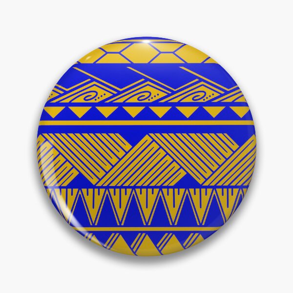 Item preview, Blue and Yellow Tribal Pattern designed and sold by Steeb757.