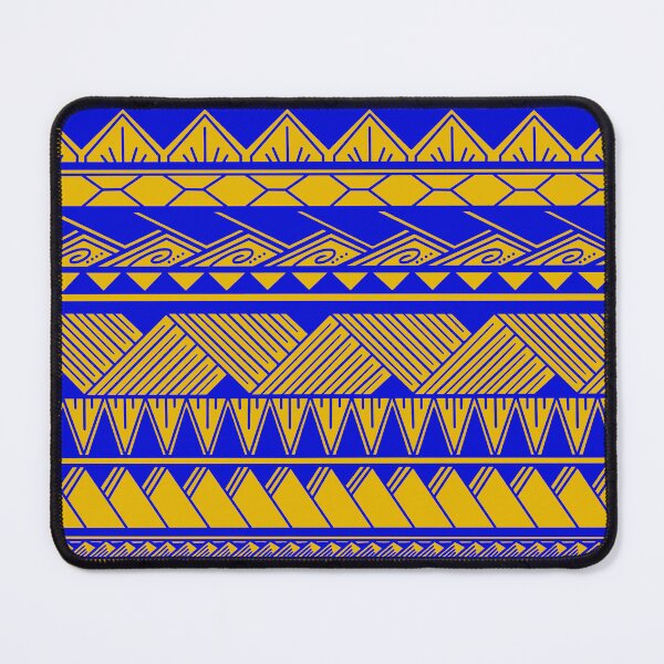 Item preview, Blue and Yellow Tribal Pattern designed and sold by Steeb757.
