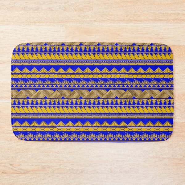 Item preview, Blue and Yellow Tribal Pattern designed and sold by Steeb757.