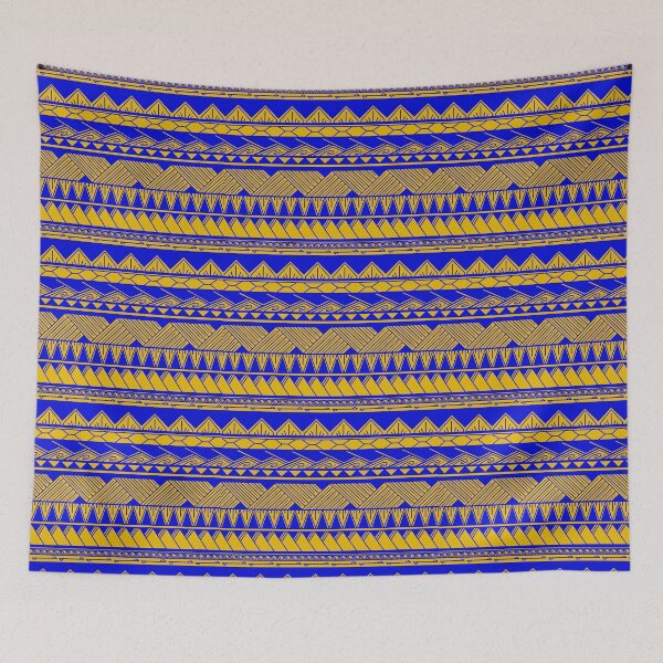 Item preview, Blue and Yellow Tribal Pattern designed and sold by Steeb757.