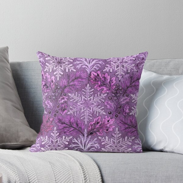 Item preview, Midnight Frost Garden – William Morris Style Winter Pattern designed and sold by Ewa Miller.