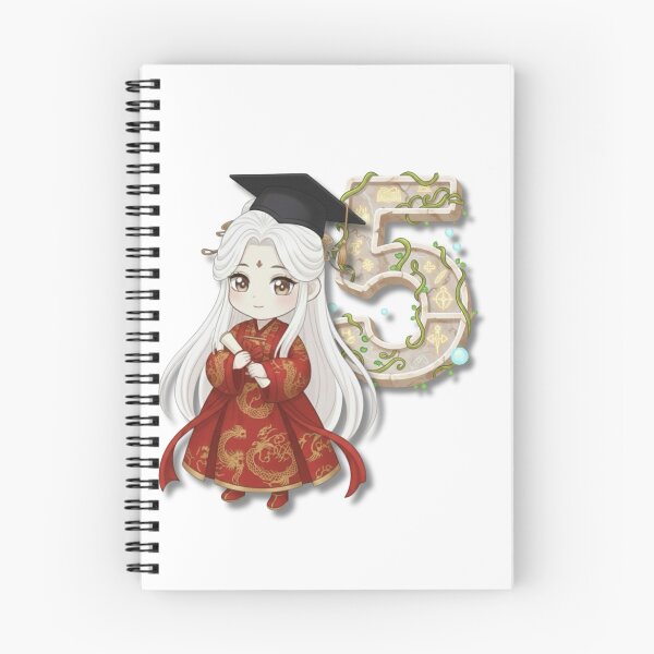 Item preview, Cute Chibi Graduation Day Lucky Number 5 designed and sold by PloySaiY.