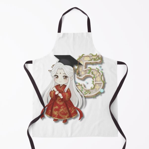 Item preview, Cute Chibi Graduation Day Lucky Number 5 designed and sold by PloySaiY.