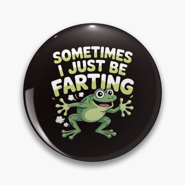 Item preview, Sometimes I Just Be Farting Funny Vintage Frog – Retro Sarcastic Saying designed and sold by Redgiant87x.