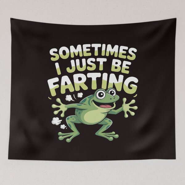 Item preview, Sometimes I Just Be Farting Funny Vintage Frog – Retro Sarcastic Saying designed and sold by Redgiant87x.